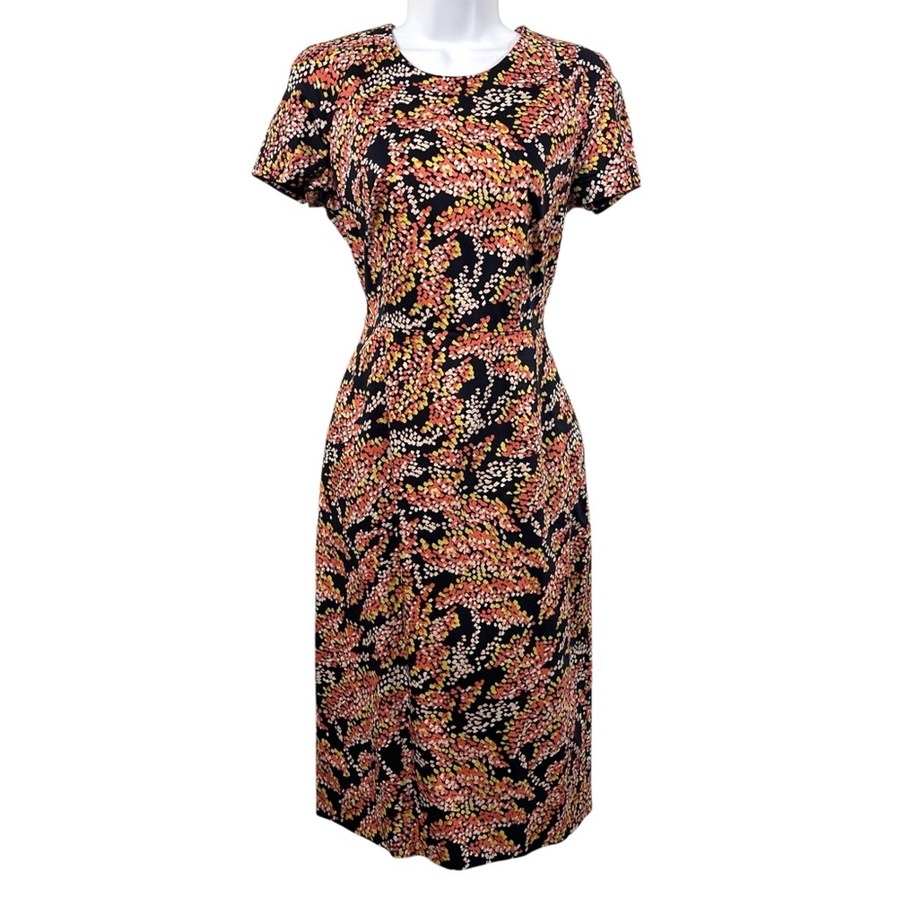 LK Bennett London Floral Print Navy Print Dress